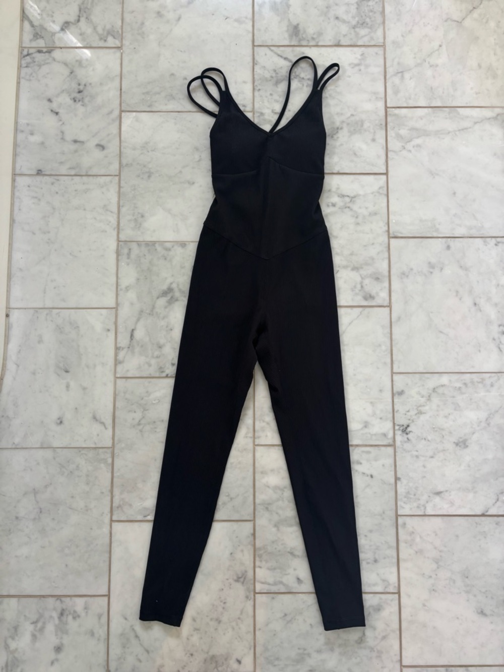 Zyia Women's Black Strappy Jumpsuit | Size Small
